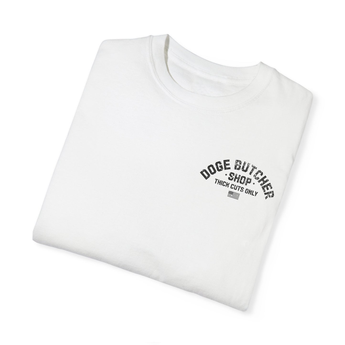 DOGE Butcher Shop T-shirt - Unisex Garment-Dyed