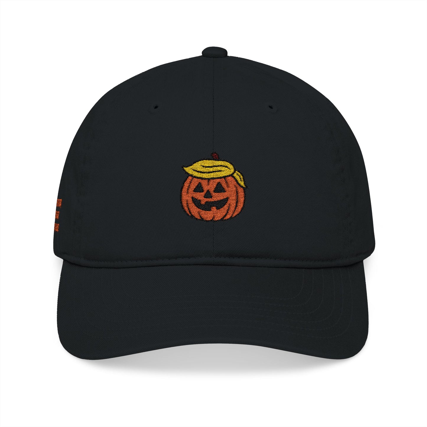 Embroidered Trump Jack-o-Lantern Baseball Cap